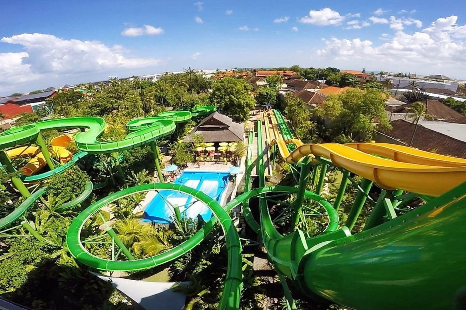 Waterbom Bali waterpark aerial view