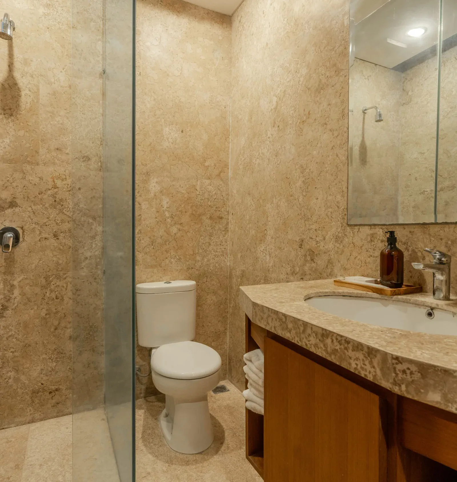 Deluxe Double Room bathroom